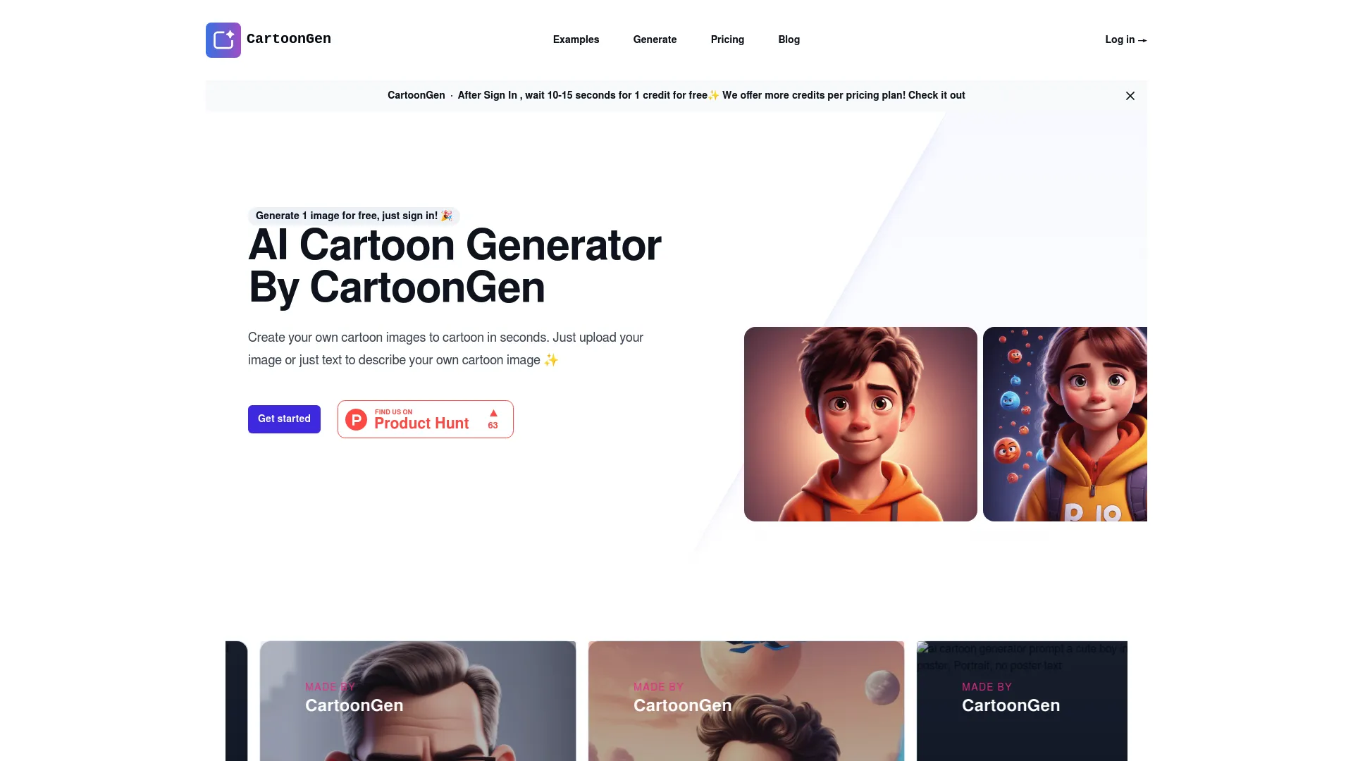 CartoonGen | AI Cartoon Generator